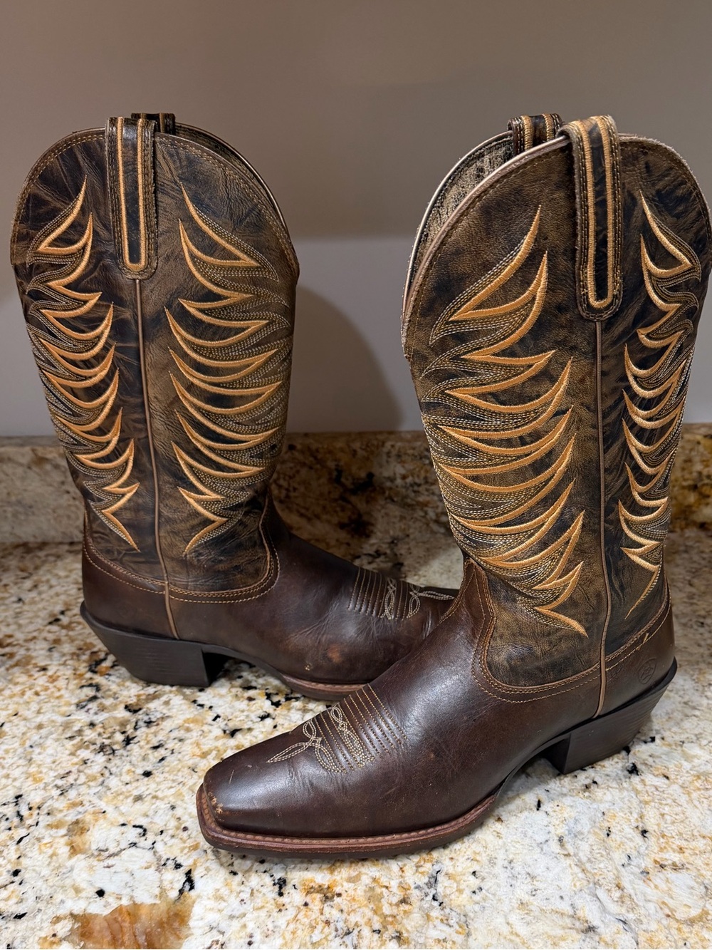 Ariat Women's Legend Legacy Brown Leather Cowboy Boots